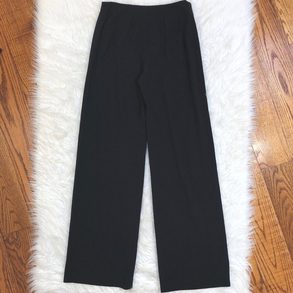 Marilyn Black Wide Leg Pants Sz 42 - Picture 7 of 16